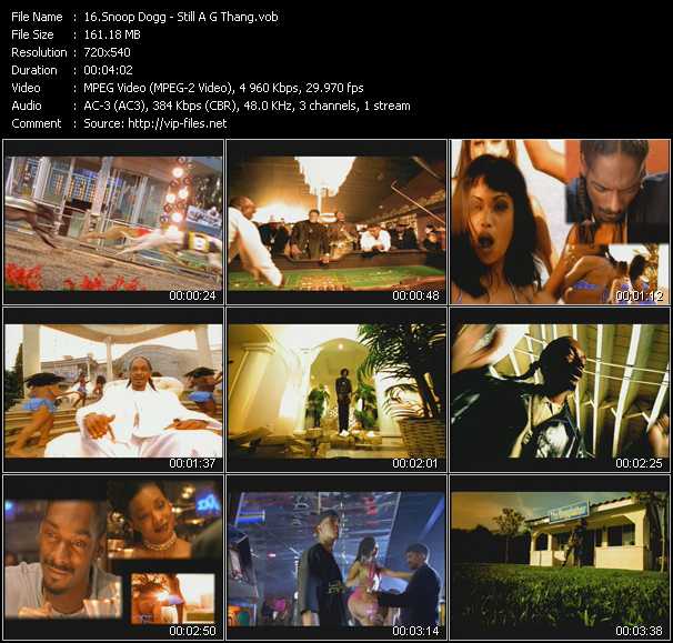 Snoop Dogg video ”Still A G Thang” from dvd ”ETV Network Vital Hitz 2014 November 1998”