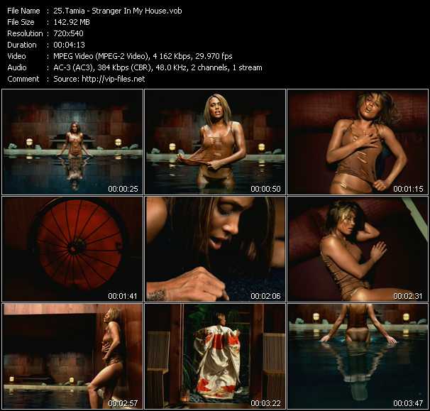 Tamia video ”Stranger In My House” from dvd ”ETV Network Vital Hitz 2039 December 2000”