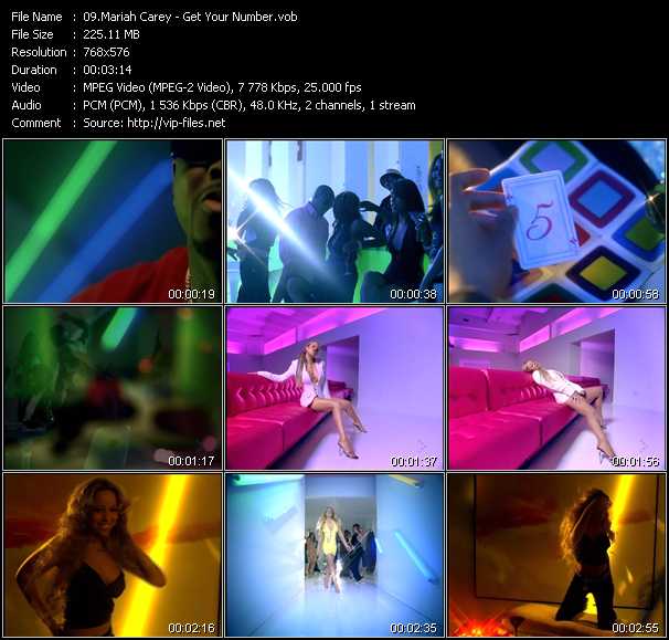 Mariah Carey Feat. Jermaine Dupri video ”Get Your Number” from dvd ”MixMash Urban Classics Vol.3”