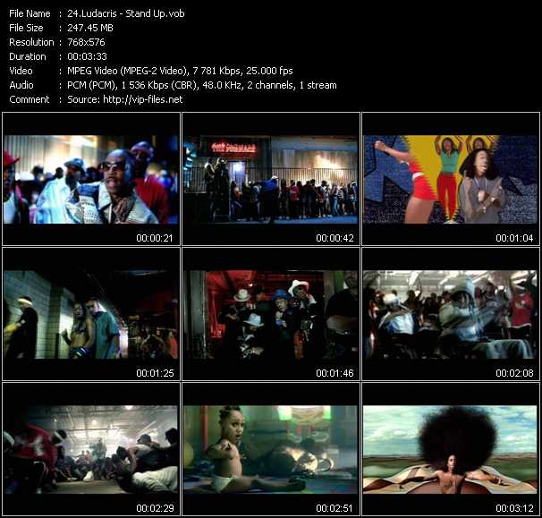 Ludacris video ”Stand Up” from dvd ”MixMash Urban Classics Vol.3”