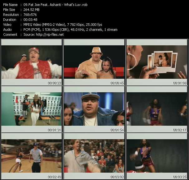 Fat Joe Feat. Ashanti video ”What's Luv?” from dvd ”MixMash Urban Classics Vol.4”