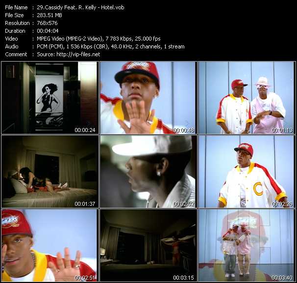 Cassidy Feat. R. Kelly video ”Hotel” from dvd ”MixMash Urban Classics Vol.4”