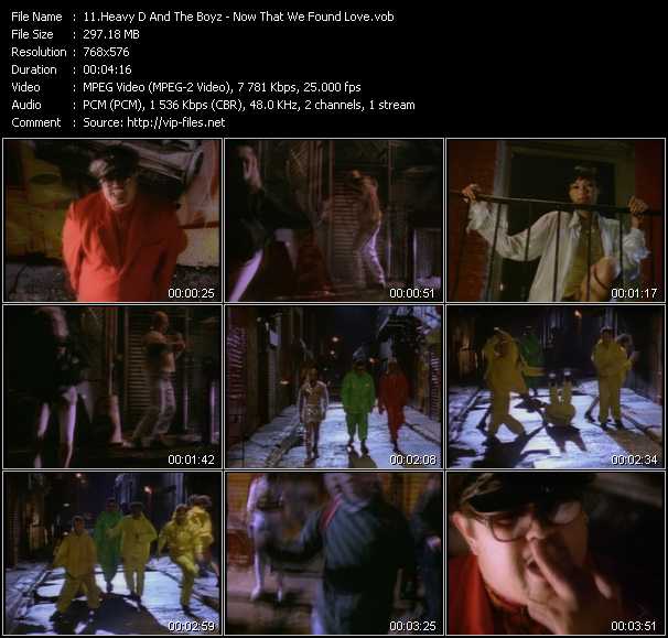 Heavy D And The Boyz video ”Now That We Found Love” from dvd ”MixMash Urban Classics Vol.5”