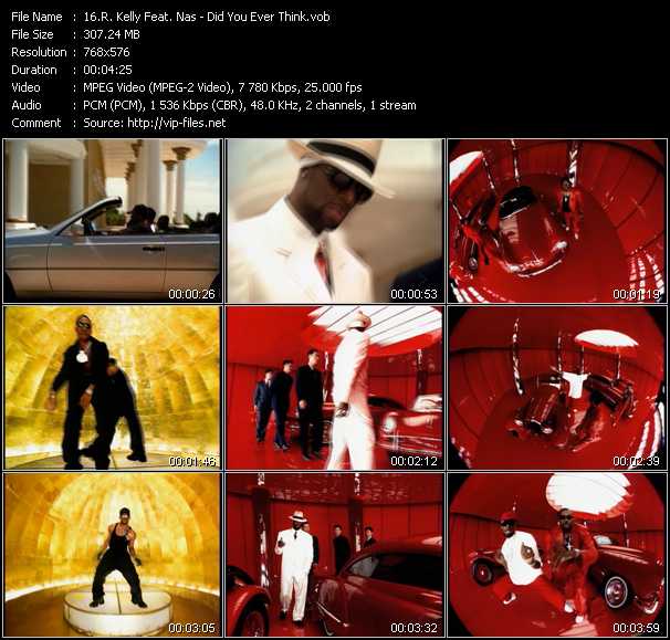 R. Kelly Feat. Nas video ”Did You Ever Think” from dvd ”MixMash Urban Classics Vol.5”