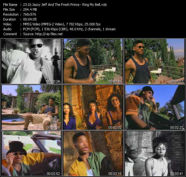 Dj Jazzy Jeff And The Fresh Prince video ”Ring My Bell” from dvd ”MixMash Urban Classics Vol.5”