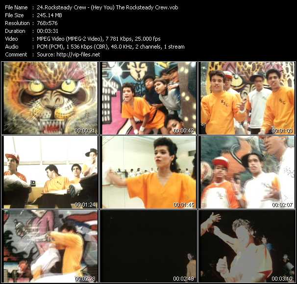 Rock Steady Crew video ”(Hey You) The Rock Steady Crew” from dvd ”MixMash Urban Classics Vol.5”
