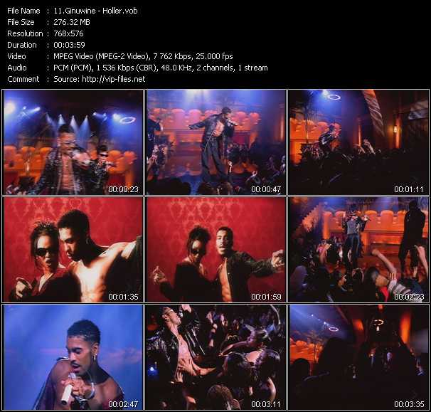 Ginuwine video ”Holler” from dvd ”MixMash Urban Classics Vol.6”