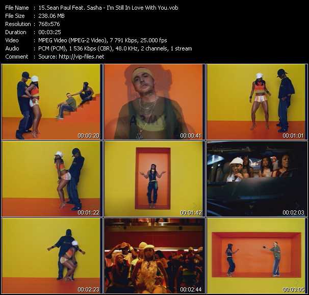 Sean Paul Feat. Sasha (Karen Chin) video ”I'm Still In Love With You” from dvd ”MixMash Urban Mash Vol.2”