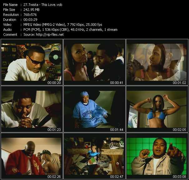 Twista video ”This Love” from dvd ”MixMash Urban Mash Vol.2”