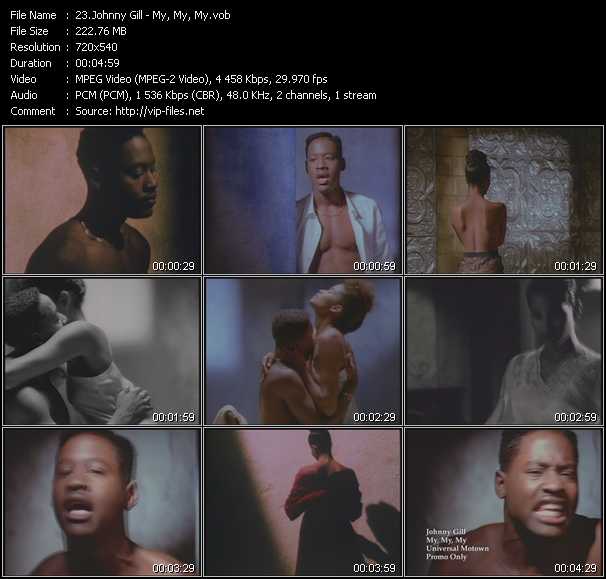 Johnny Gill video ”My, My, My” from dvd ”Best Of Love Songs Vol.6”