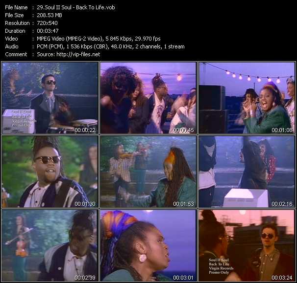 Soul II Soul video ”Back To Life” from dvd ”Hot Video Classics Best Of 87-89 Vol.1”