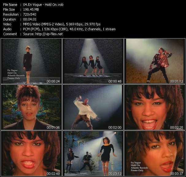 En Vogue video ”Hold On” from dvd ”Hot Video Classics Best Of 1990 Vol.1”