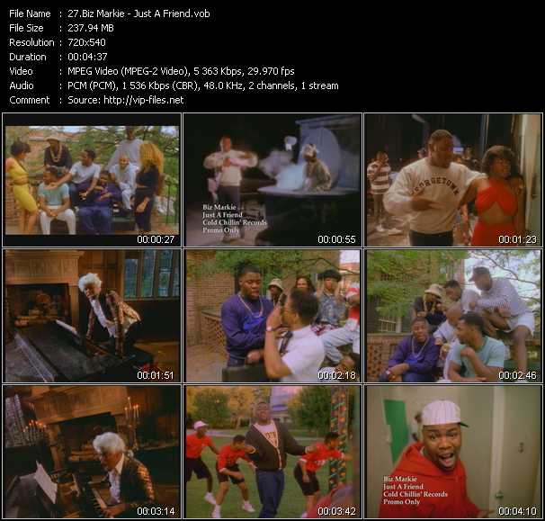 Biz Markie video ”Just A Friend” from dvd ”Hot Video Classics Best Of 1990 Vol.1”