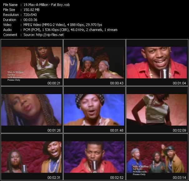 Max-A-Million video ”Fat Boy” from dvd ”Hot Video Classics Best Of 1995 Vol.1”