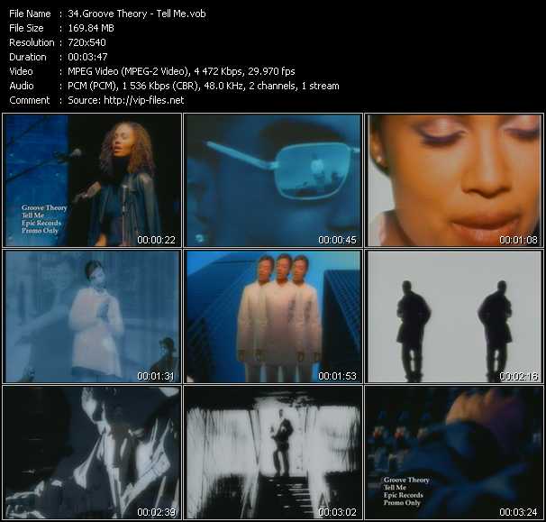 Groove Theory video ”Tell Me” from dvd ”Hot Video Classics Best Of 1995 Vol.1”