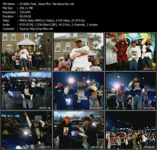 Nelly Feat. Jazze Pha video ”Na-NaNa-Na” from dvd ”Canada Hot Video January 2005”