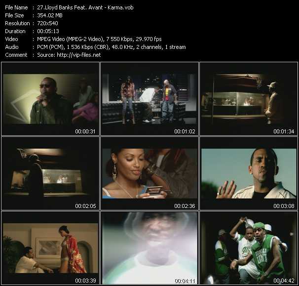 Lloyd Banks Feat. Avant video ”Karma” from dvd ”Canada Hot Video January 2005”