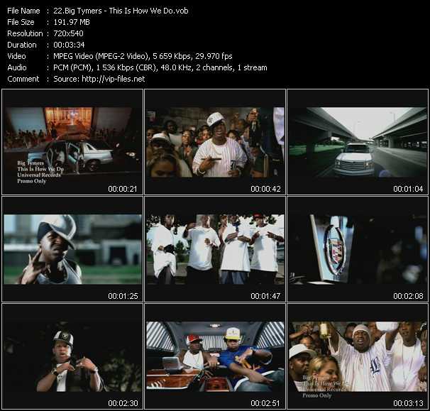 Big Tymers video ”This Is How We Do” from dvd ”Canada Hot Video November 2003”