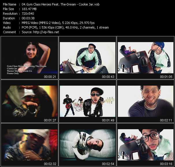 Gym Class Heroes Feat. The-Dream video ”Cookie Jar” from dvd ”Canada Hot Video November 2008”