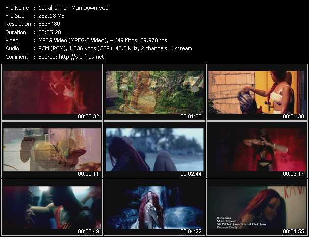 Rihanna video ”Man Down” from dvd ”Express Video June 2011 Week 3”