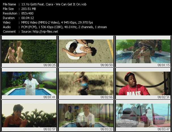 Yo Gotti Feat. Ciara video ”We Can Get It On” from dvd ”Express Video July 2011 Week 2”