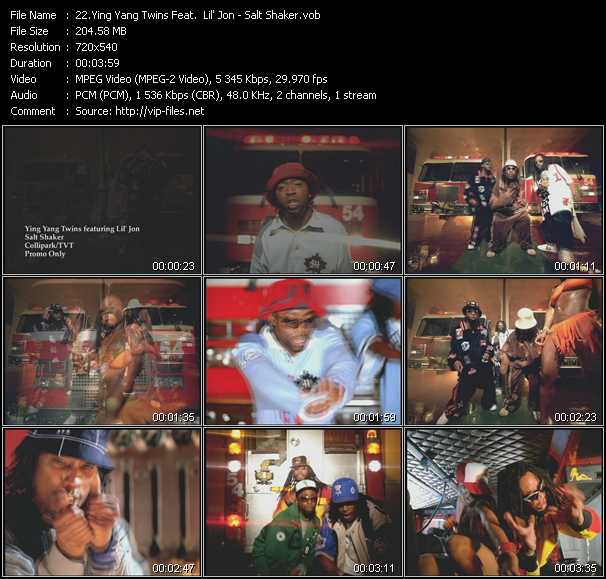 Ying Yang Twins Feat. Lil' Jon video ”Salt Shaker” from dvd ”Hot Video Classics Best Of 2004 Vol.2”