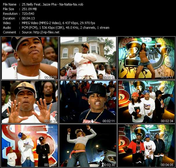 Nelly Feat. Jazze Pha video ”Na-NaNa-Na” from dvd ”Hot Video January 2005”