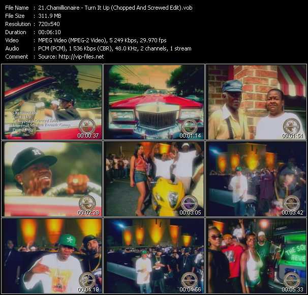 Chamillionaire video ”Turn It Up (Chopped And Screwed Edit)” from dvd ”Hot Video February 2006”