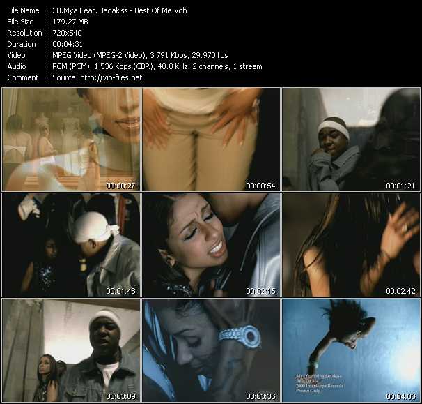 Mya Feat. Jadakiss video ”Best Of Me” from dvd ”Hot Video May 2000”