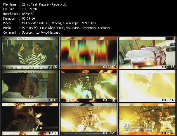 Yc Feat. Future video ”Racks” from dvd ”Hot Video July 2011”