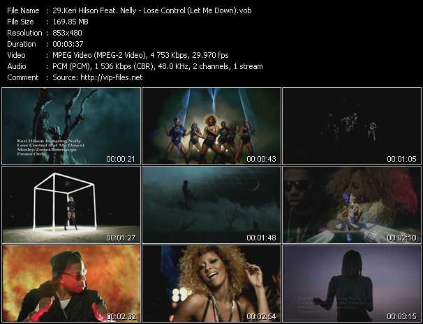 Keri Hilson Feat. Nelly video ”Lose Control (Let Me Down)” from dvd ”Hot Video July 2011”