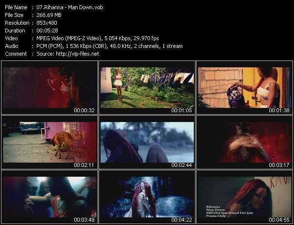 Rihanna video ”Man Down” from dvd ”Hot Video September 2011”