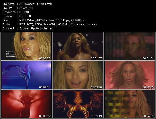 Beyonce video ”1 Plus 1” from dvd ”Hot Video October 2011”