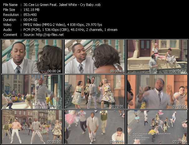 Cee Lo Green Feat. Jaleel White video ”Cry Baby” from dvd ”Hot Video November 2011”