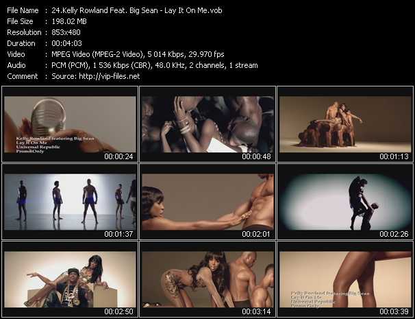 Kelly Rowland Feat. Big Sean video ”Lay It On Me” from dvd ”Hot Video December 2011”