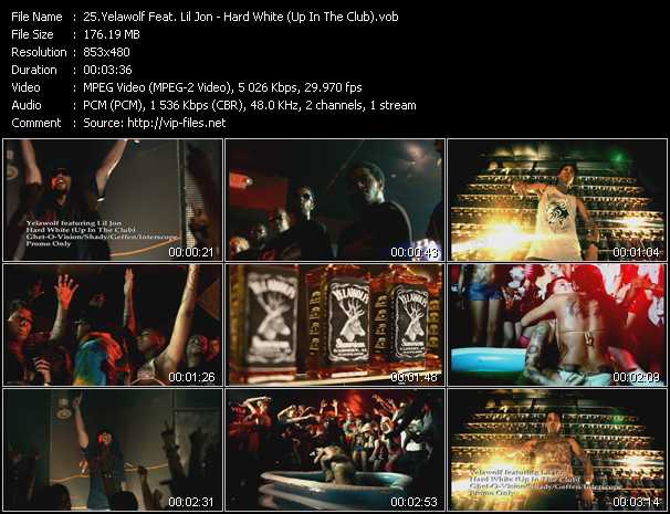 Yelawolf Feat. Lil' Jon video ”Hard White (Up In The Club)” from dvd ”Hot Video December 2011”