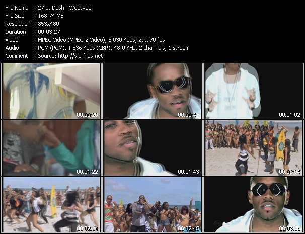 J. Dash video ”Wop” from dvd ”Hot Video December 2011”