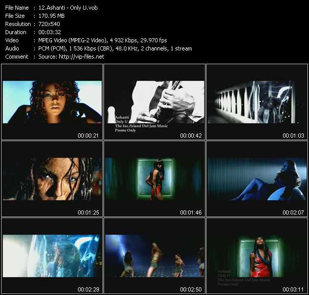 Ashanti video ”Only U” from dvd ”Urban Video January 2005”