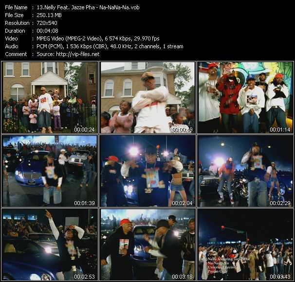 Nelly Feat. Jazze Pha video ”Na-NaNa-Na” from dvd ”Urban Video January 2005”