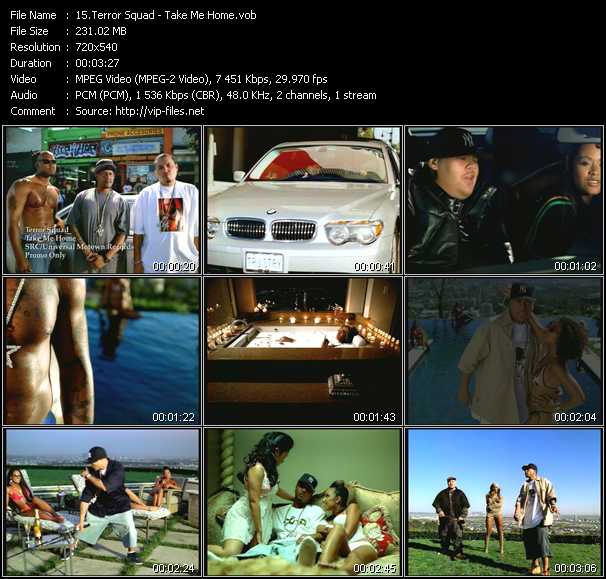 Terror Squad video ”Take Me Home” from dvd ”Urban Video January 2005”