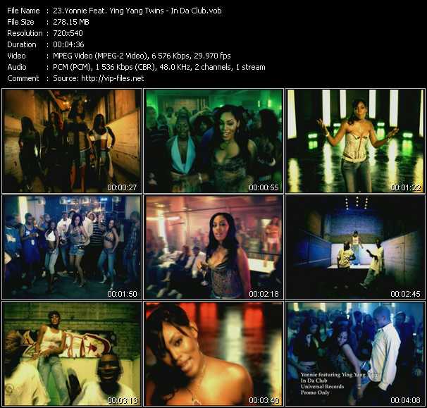 Yonnie Feat. Ying Yang Twins video ”In Da Club” from dvd ”Urban Video January 2005”