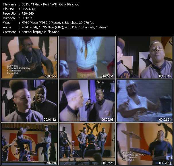 Kid 'N Play video ”Rollin' With Kid 'N Play” from dvd ”Urban Video January 2005”