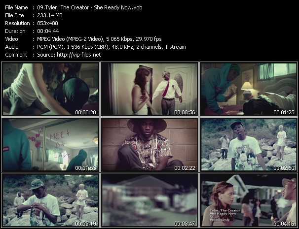 Tyler, The Creator video ”She Ready Now” from dvd ”Urban Video August 2011”