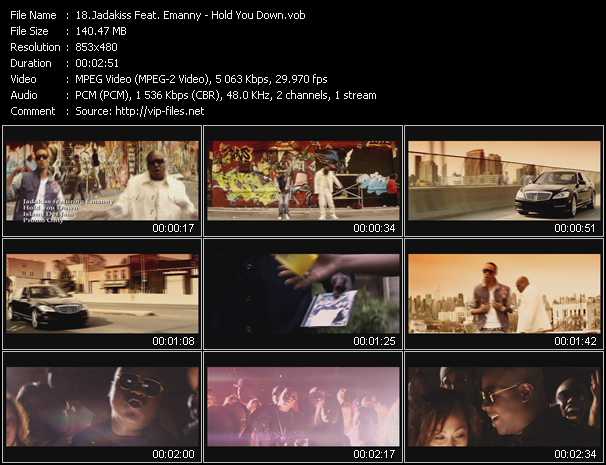 Jadakiss Feat. Emanny video ”Hold You Down” from dvd ”Urban Video August 2011”