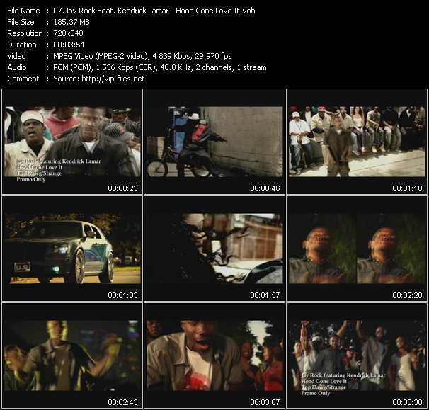 Jay Rock Feat. Kendrick Lamar video ”Hood Gone Love It” from dvd ”Urban Video September 2011”