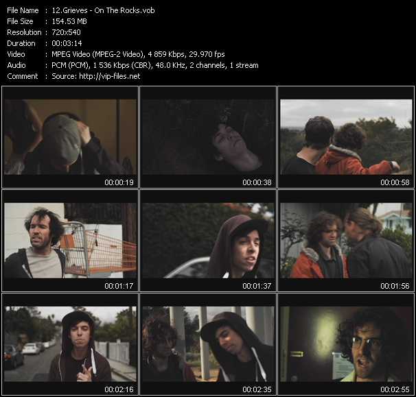 Grieves video ”On The Rocks” from dvd ”Urban Video September 2011”