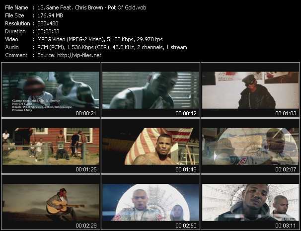 Game Feat. Chris Brown video ”Pot Of Gold” from dvd ”Urban Video October 2011”