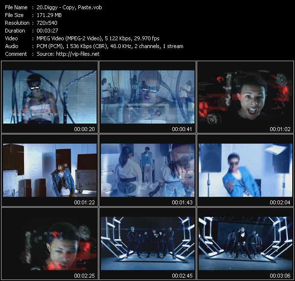 Diggy video ”Copy, Paste” from dvd ”Urban Video October 2011”