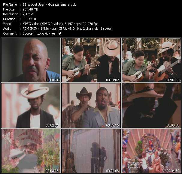 Wyclef Jean video ”Guantanamera” from dvd ”Urban Video October 2011”