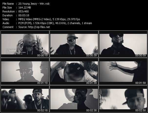 Young Jeezy video ”Win” from dvd ”Urban Video November 2011”